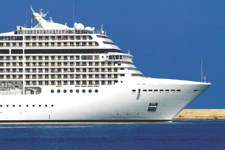 Large cruise ships